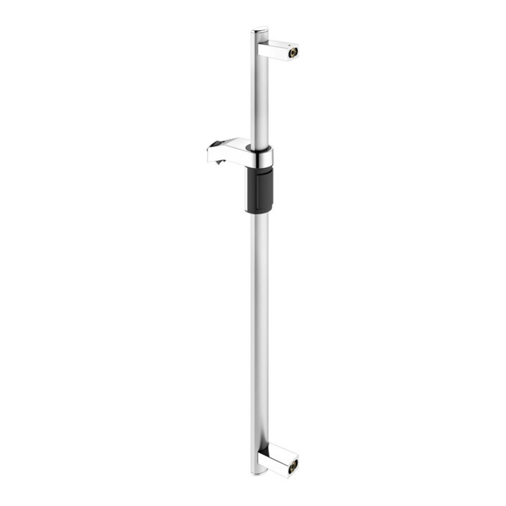 Keuco Barre de douche AXESS 800 mm, aluminium argenté anodisé/chromé