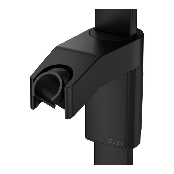 Keuco Barre de douche AXESS 800 mm, noir mat
