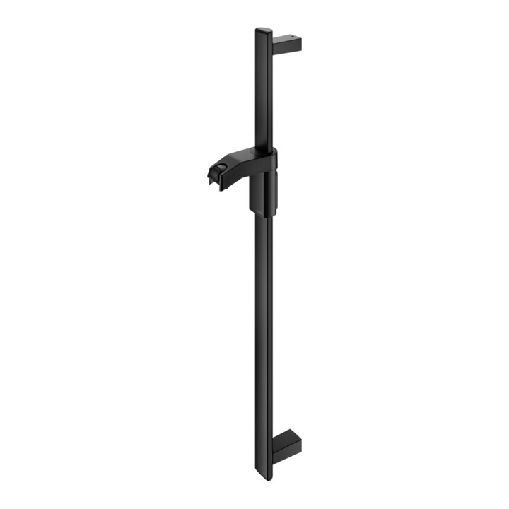 Keuco Barre de douche AXESS 800 mm, noir mat