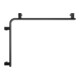 Keuco Barre de douche/baignoire AXESS 650x850mm, noir mat-2