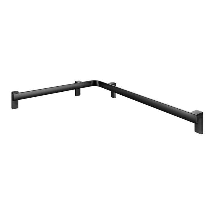 Keuco Barre de douche/baignoire AXESS 650x850mm, noir mat
