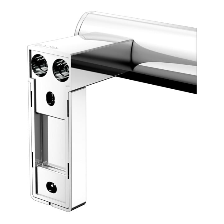 Keuco Barre de douche/baignoire AXESS 850x650mm, chromée