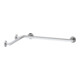 Keuco Barre de douche/baignoire Plan Care 597/797 mm, alu argenté anodisé/chromé-1