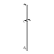 Keuco Barre de douche IXMO H 855 mm, coulisseau, rosace ronde, alu/fini