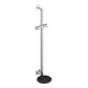 Keuco Barre de douche IXMO vc/noir-gris, barre 855 mm, rosace carrée-1