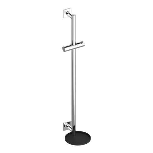 Keuco Barre de douche IXMO vc/noir-gris, barre 855 mm, rosace carrée