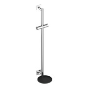 Keuco Barre de douche IXMO vc/noir-gris, barre 855 mm, rosace carrée