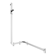 Keuco Barres de douche AXESS AL si-el/vc, 850 mm, avec support, version gauche