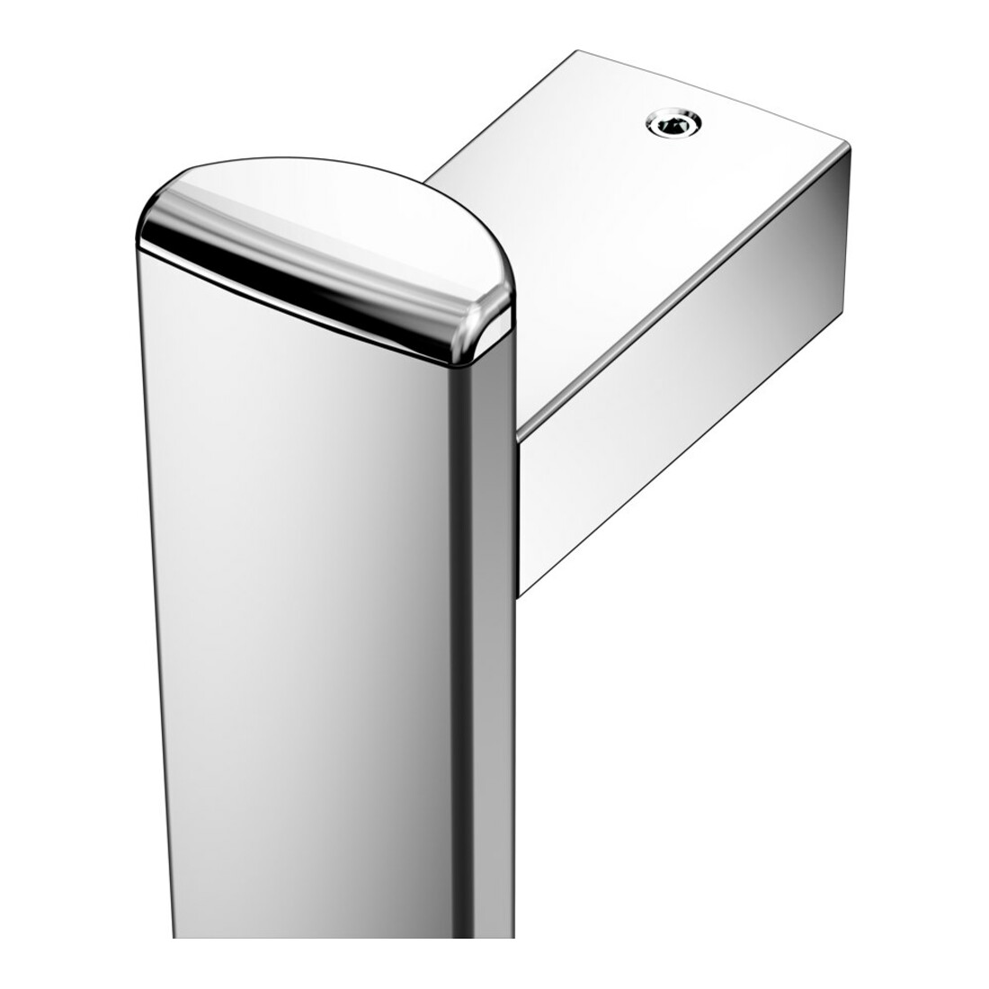Keuco Barres de douche AXESS AL si-el/vc, 850 mm, avec support, version gauche