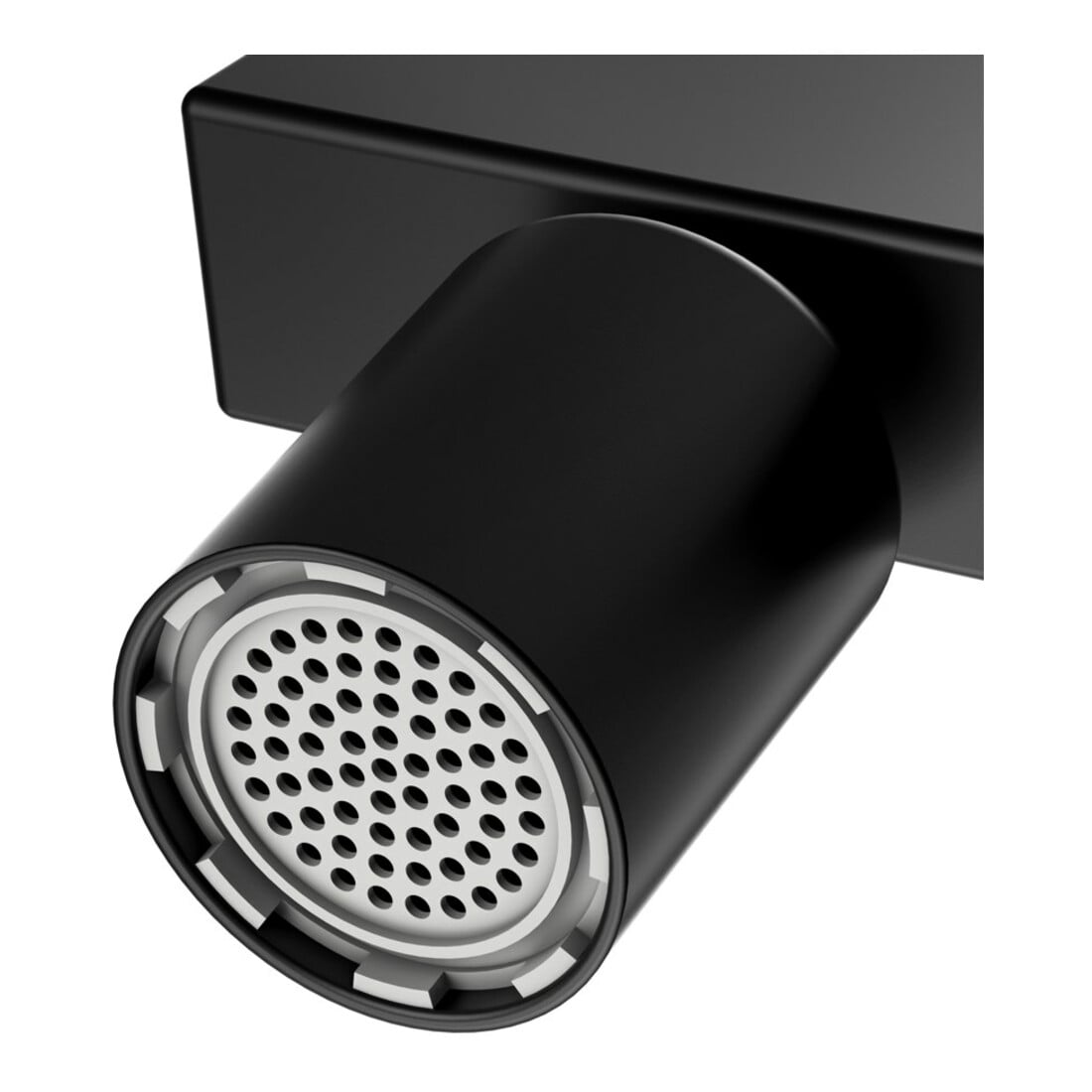 Keuco Bidet-Einhebelmischer Edition 11 Ausl. 139mm, m Abl.garn, schwarz matt