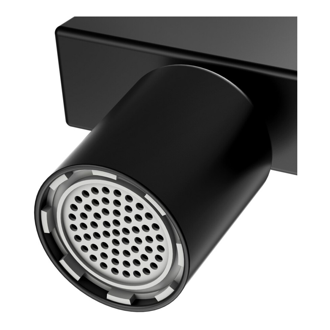 Keuco Bidet-Einhebelmischer Edition 11 Ausl. 139mm, m Abl.garn, schwarz matt