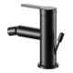 Keuco Bidet-Einhebelmischer IXMO Flat Ausl. 110mm, m Abl.garn, schwarz matt-5