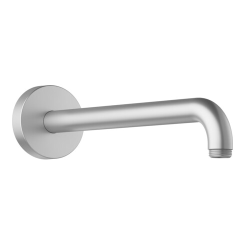 Keuco Bras de douche A 300 mm, alu/fin, raccord mural, rosace ronde