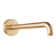 Keuco Bras de douche A 300 mm, bronze brossé, raccord mural, rosace ronde-1