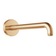 Keuco Bras de douche A 300 mm, bronze brossé, raccord mural, rosace ronde