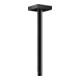 Keuco Bras de douche A 300 mm, noir mat, raccord plafond, rosace d’angle-1