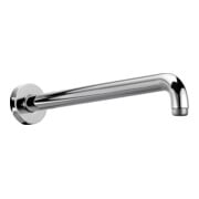 Keuco Bras de douche A 450 mm, alu/fin, raccord mural, rosace ronde