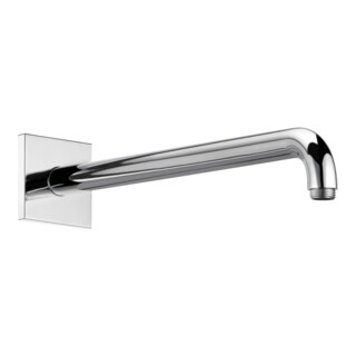 Keuco Bras de douche A 450 mm, chromé, raccord mural, rosace angulaire