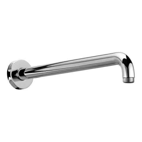Keuco Bras de douche A 450 mm, ni. geb., raccord mural, ros. rond
