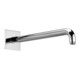 Keuco Bras de douche A 450mm, chromé mat, avec rosace d'angle-1