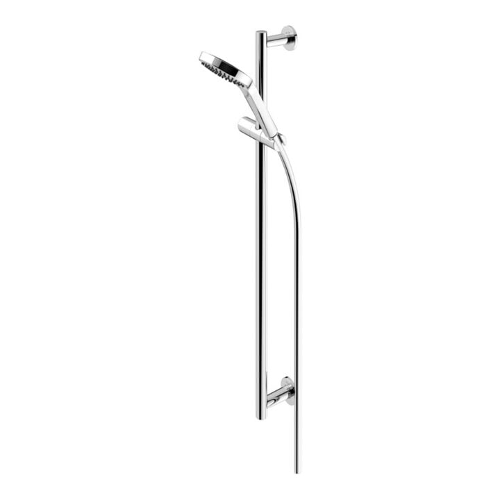 Keuco Brause-Set IXMO verchromt, Rosetten rund, 3 Strahlarten