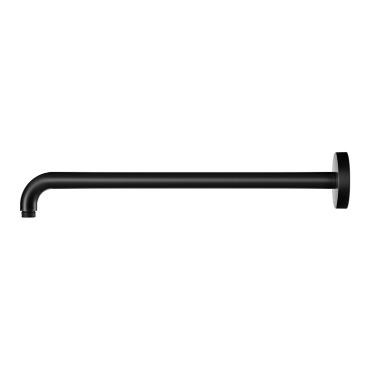 Keuco Brausearm Ausl. 450mm, sw ma, Wandanschluss, Ros. rd