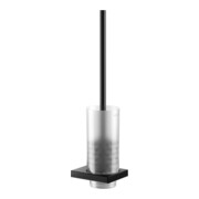 Keuco Brosse WC Edition 11 murale, insert cristal mat, noir mat
