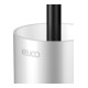 Keuco Brosse WC Edition 11 murale, insert cristal mat, noir mat