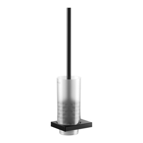Keuco Brosse WC Edition 11 murale, insert cristal mat, noir mat