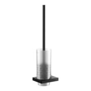 Keuco Brosse WC Edition 11 murale, insert cristal mat, noir mat-5