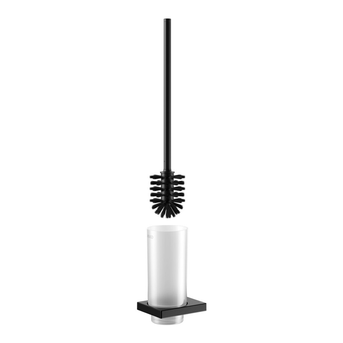 Keuco Brosse WC Edition 11 murale, insert cristal mat, noir mat