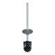 Keuco Brosse WC Moll chrome/anthracite, avec manche et couvercle-1