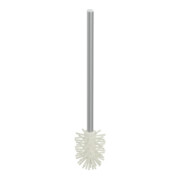 Keuco Brosse WC Plan 14972 finition alu, avec manche, tête de brosse blanche