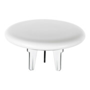 Keuco Cache de robinetterie céramique, d= 80 mm, pour robinet à tige, blanc