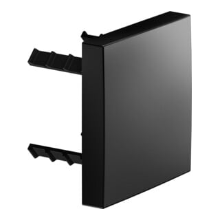 Keuco Cache pour Plan Care angle, pour coupe-tirage, noir mat