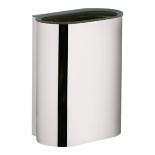 Keuco Collecteur de déchets encastré mural, 30 l, acier inoxydable