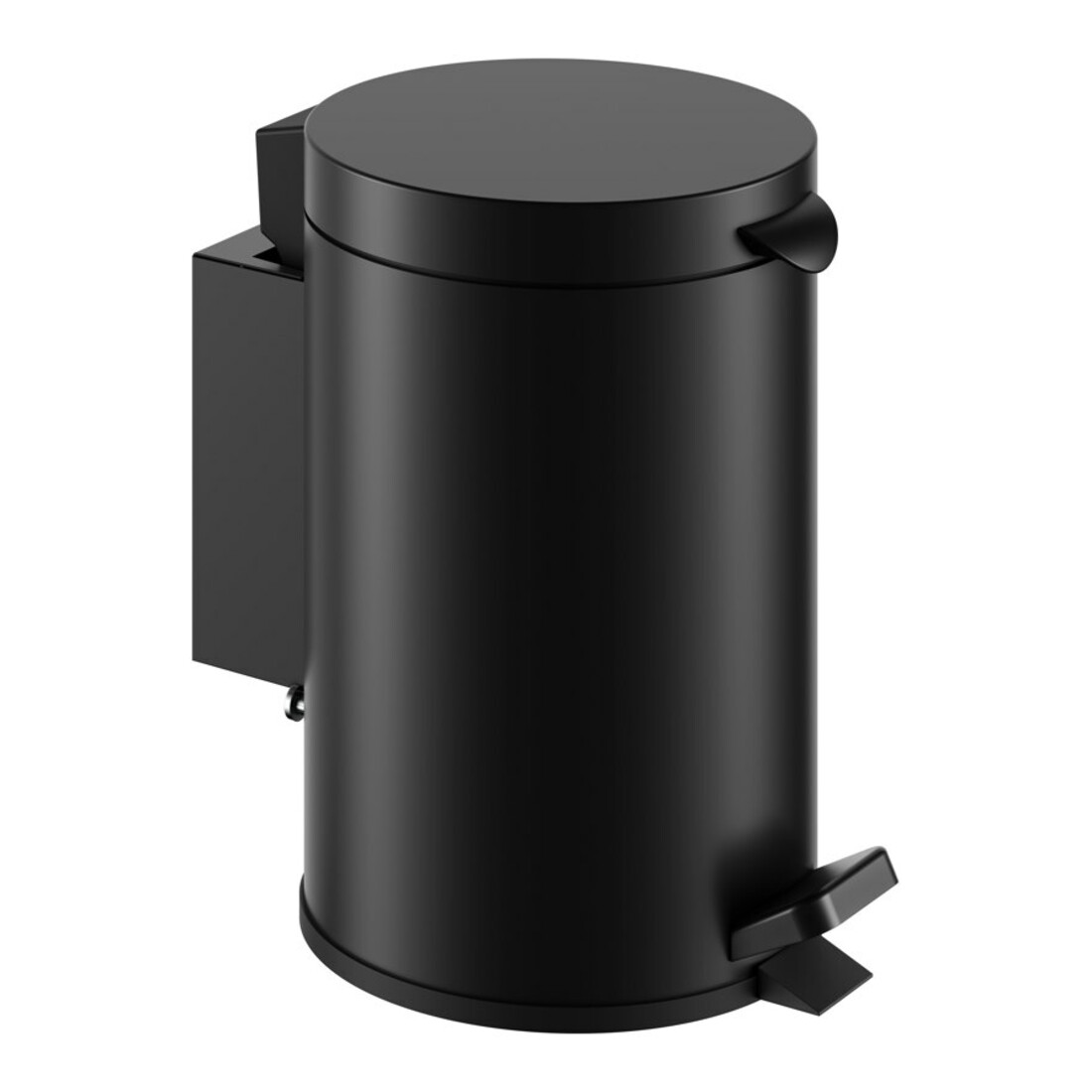 Keuco Collecteur hygiénique Plan mural, capacité 3 l, noir mat