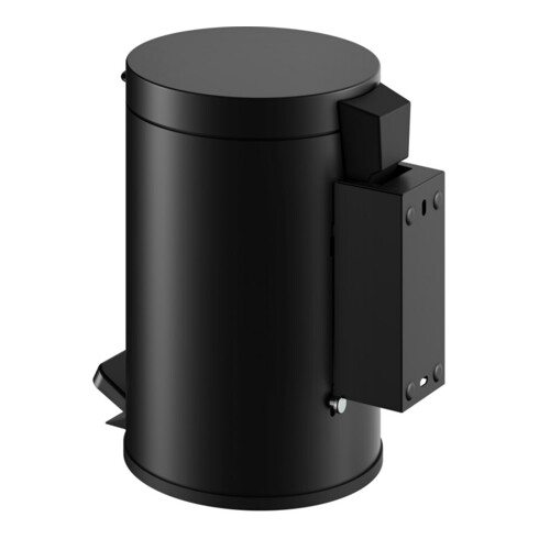 Keuco Collecteur hygiénique Plan mural, capacité 3 l, noir mat