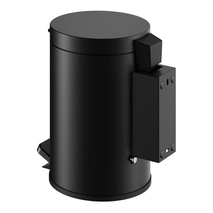 Keuco Collecteur hygiénique Plan mural, capacité 3 l, noir mat