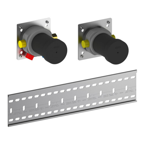 Keuco Corps de base pour EHM Set UP 2 voies avec tuyau, pour 2 consommateurs