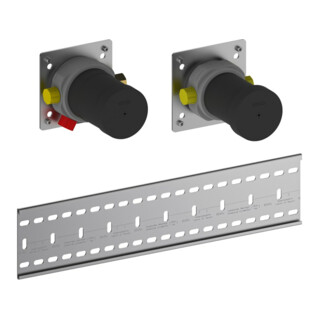 Keuco Corps de base pour robinet 2 voies, pour ensemble thermostat encastré avec tuyau