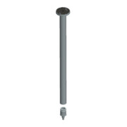 Keuco Deckenabhängung Plan Set, Aluminium silber-eloxiert, 700mm
