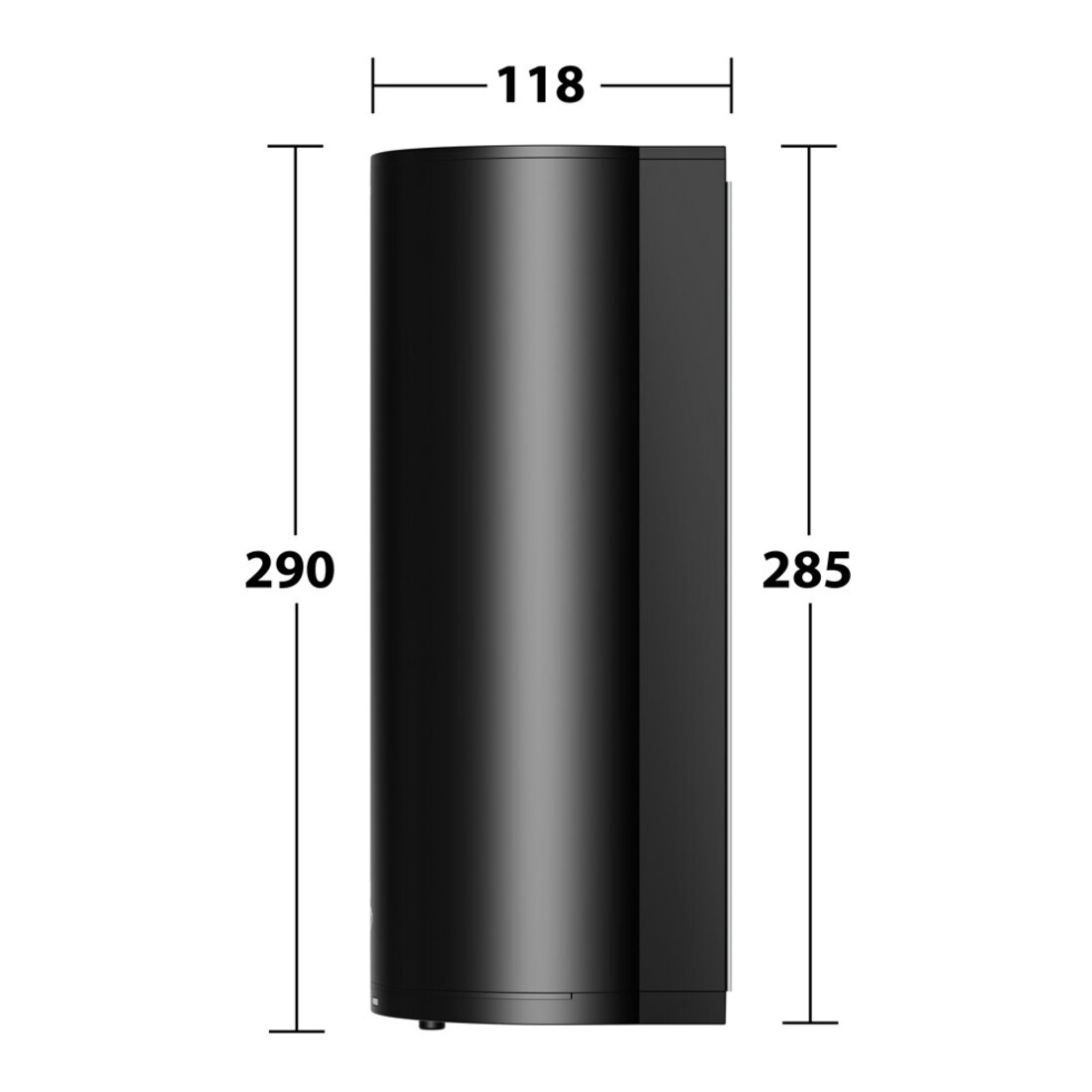 Keuco Distributeur de désinfectant Plan électronique, modèle mural, noir mat