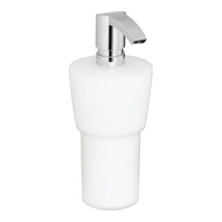 Keuco Distributeur de lotion City.2 verre cristal mat, chromé, avec support et pompe