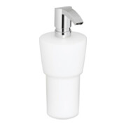 Keuco Distributeur de lotion City.2 verre cristal mat, chromé, avec support et pompe