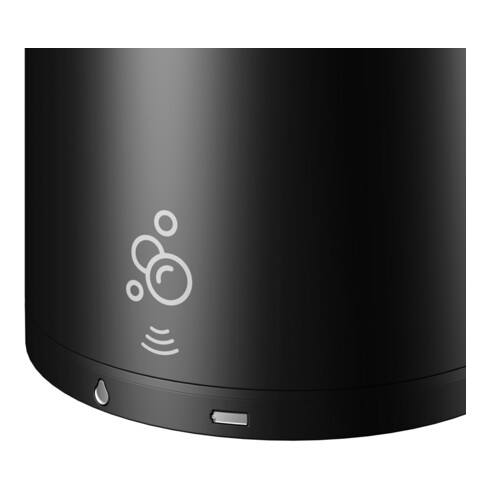 Keuco Distributeur de lotion mousse Plan Modèle encastré, électrique, noir mat / noir