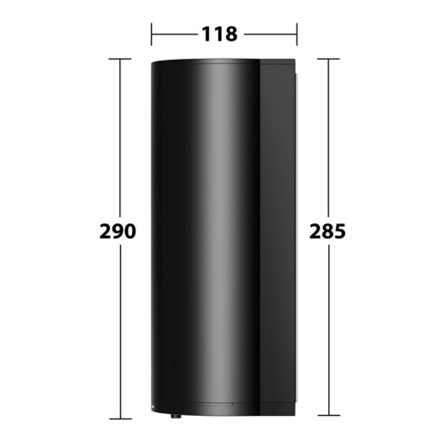 Keuco Distributeur de lotion mousse Plan Modèle encastré, électrique, noir mat / noir