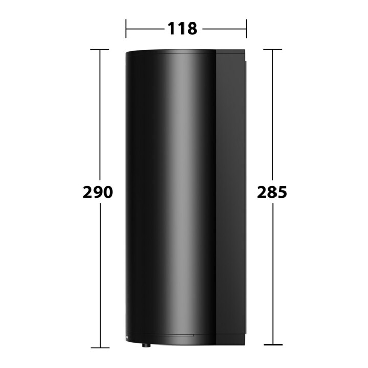 Keuco Distributeur de lotion mousse Plan Modèle encastré, électrique, noir mat / noir