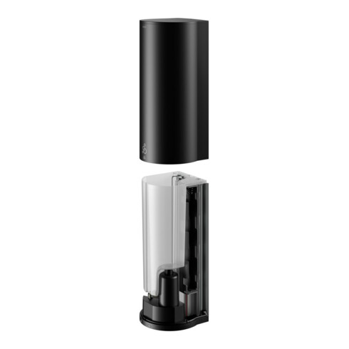 Keuco Distributeur de lotion mousse Plan Modèle encastré, électrique, noir mat / noir