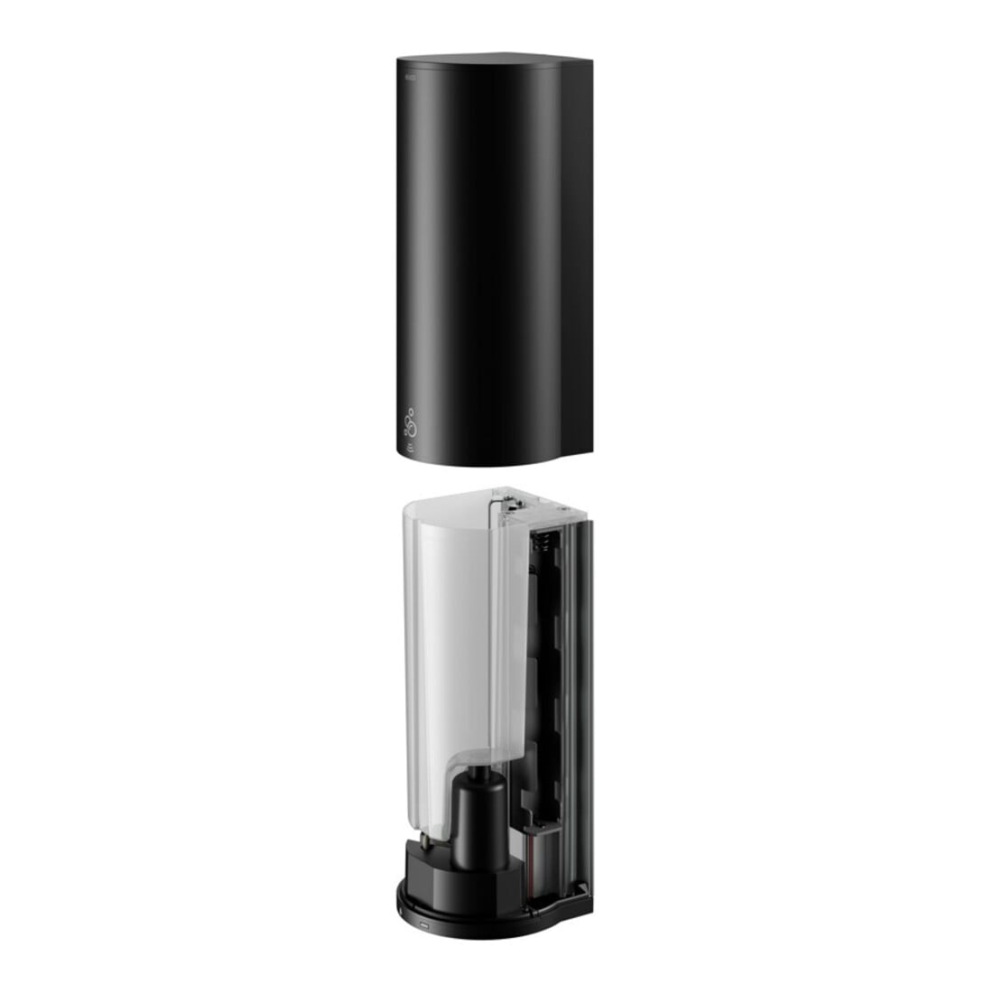 Keuco Distributeur de lotion Plan f savon, électrique, noir mat / noir